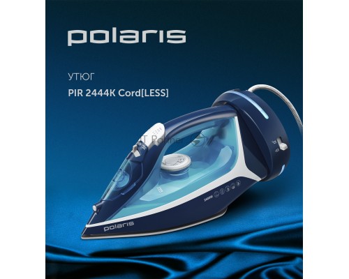 Утюг Polaris PIR 2444K Cord[LESS] 2400Вт синий/белый