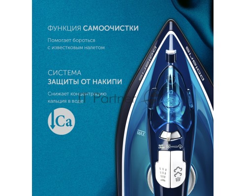 Утюг Polaris PIR 2444K Cord[LESS] 2400Вт синий/белый