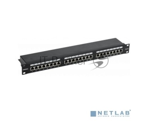 Патч-панель ITK PP24-1UC5EF-K05-G 1U кат. 5Е FTP 24 порта (Krone) GENERICA