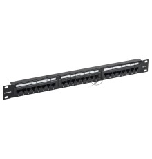 Патч-панель ITK PP24-1UC5EU-K05-G 1U кат. 5Е UTP 24 порта (Krone) GENERICA
