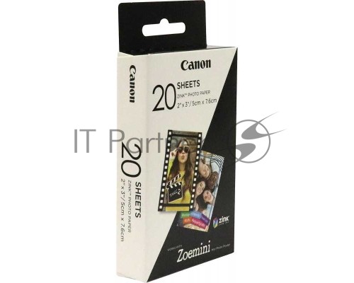 Бумага Canon Фотобумага для Zoemini  ZP-2030 20 SHEETS EXP HB