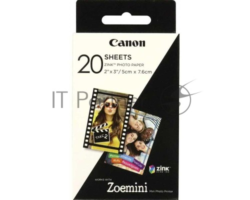 Бумага Canon Фотобумага для Zoemini  ZP-2030 20 SHEETS EXP HB