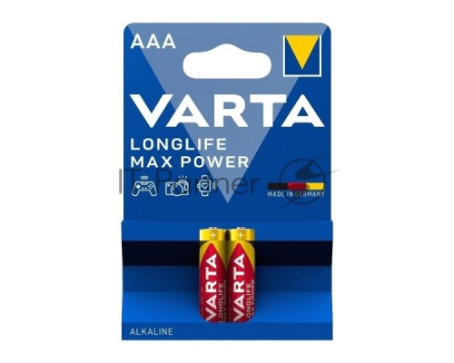 Батарейка VARTA LONGLIFE MAX P. AAA бл. 2