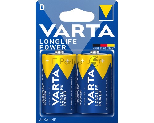 Батарейка VARTA LONGL. POWER D бл. 2