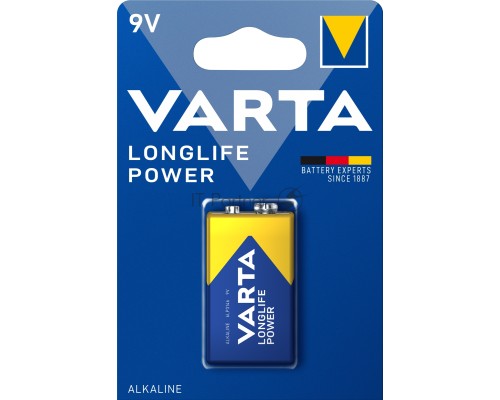 Батарейка VARTA LONGL. POWER 9V бл. 1