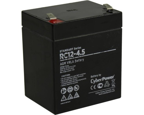 Батарея SS CyberPower RC 12-4.5 / 12В 4,5Ач Батарея SS CyberPower RC 12-4.5 / 12В 4,5Ач