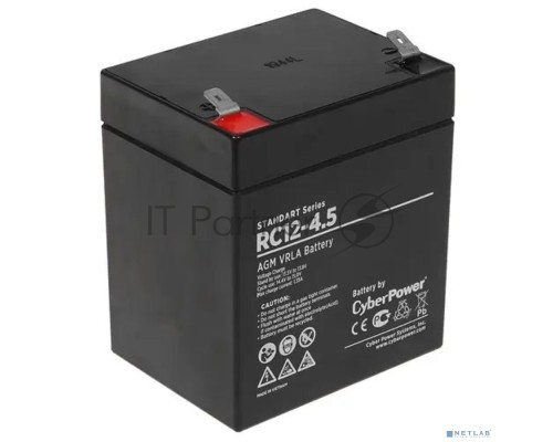 Батарея SS CyberPower RC 12-4.5 / 12В 4,5Ач Батарея SS CyberPower RC 12-4.5 / 12В 4,5Ач