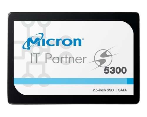 Накопитель SSD MICRON 5300 MAX 480GB Enterprise SSD, 2.5” 7mm, SATA 6 Gb/s, Read/Write: 540 / 460 MB/s, Random Read/Write IOPS 95K/60K