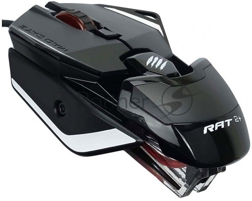 Мышь проводная Mad Catz R.A.T. 2+ черный, 5000 dpi, USB, кнопки - 3