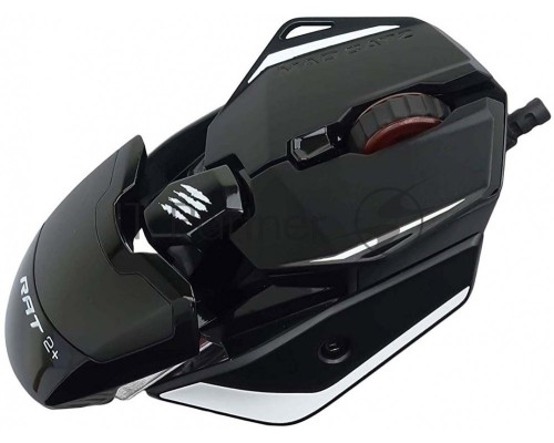 Мышь проводная Mad Catz R.A.T. 2+ черный, 5000 dpi, USB, кнопки - 3