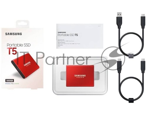 Твердотельный накопитель Samsung SSD 500GB T5 USB 3.1 Gen2, 540MB/s