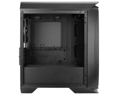 Корпус Aerocool Aero One Mini-G-BK-v1 (2xUSB, 2xAudio, 0.5 мм, 120 мм FAN, прозрачная стенка-закаленное стекло, mATX, бе