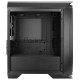 Корпус Aerocool Aero One Mini-G-BK-v1 (2xUSB, 2xAudio, 0.5 мм, 120 мм FAN, прозрачная стенка-закаленное стекло, mATX, бе