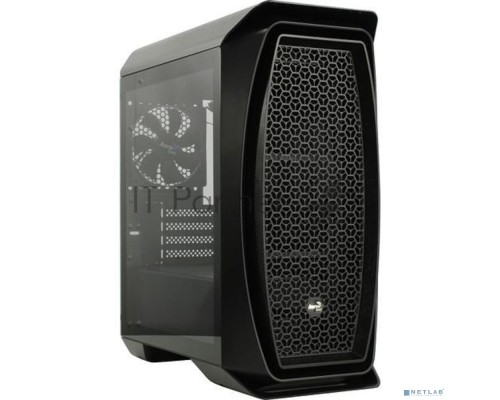 Корпус Aerocool Aero One Mini-G-BK-v1 (2xUSB, 2xAudio, 0.5 мм, 120 мм FAN, прозрачная стенка-закаленное стекло, mATX, бе
