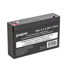 Батарея ExeGate HRL 6-7.2 (6V 7.2Ah), клеммы F1