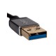 Кабель-переходник USB 3.0 (Am) --> LAN RJ-45 Ethernet 1000 Mbps, Aluminum Shell, VCOM <DU312M>