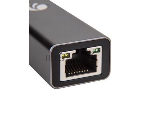 Кабель-переходник USB 3.0 (Am) --> LAN RJ-45 Ethernet 1000 Mbps, Aluminum Shell, VCOM <DU312M>