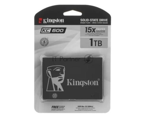 Накопитель SSD Kingston 1TB KC600 Series SKC600/1024G {SATA3.0}