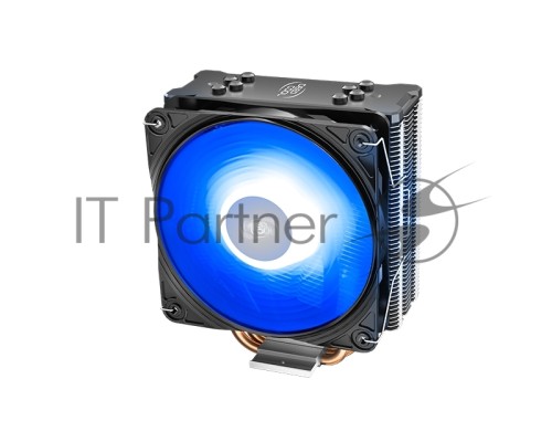 Кулер DEEPCOOL GAMMAXX GTE V2 LGA2066/2011/V3/1366/1155/51/50/FM2/+/FM1/AM3/+/AM2/+/AM4 (12шт/кор, TDP 150Вт, PWM, RGB Lighting, 4 тепл. трубки прямого контакта ) RET