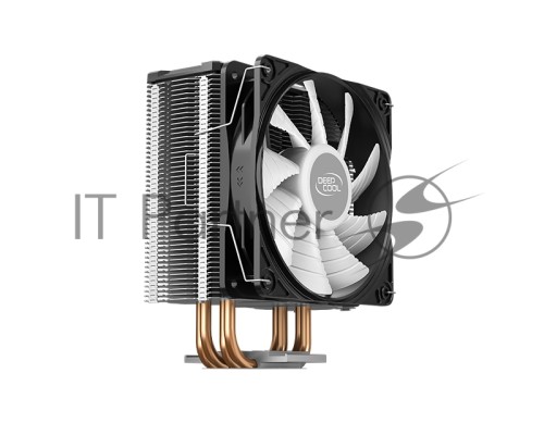 Кулер DEEPCOOL GAMMAXX GTE V2 LGA2066/2011/V3/1366/1155/51/50/FM2/+/FM1/AM3/+/AM2/+/AM4 (12шт/кор, TDP 150Вт, PWM, RGB Lighting, 4 тепл. трубки прямого контакта ) RET