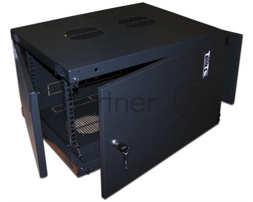 Шкаф настенный Next, 9U 550x450, металлическая дверь, черный