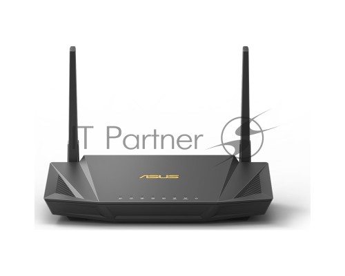 Роутер ASUS RT-AX56U 802.11b/g/n/ac/ax, до 574 + 1201 Mbps, 2,4 + 5 гГц, 2 антенны, USB ; 90IG05B0-BO3H00