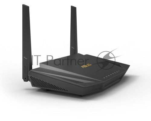 Роутер ASUS RT-AX56U 802.11b/g/n/ac/ax, до 574 + 1201 Mbps, 2,4 + 5 гГц, 2 антенны, USB ; 90IG05B0-BO3H00