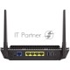 Роутер ASUS RT-AX56U 802.11b/g/n/ac/ax, до 574 + 1201 Mbps, 2,4 + 5 гГц, 2 антенны, USB ; 90IG05B0-BO3H00