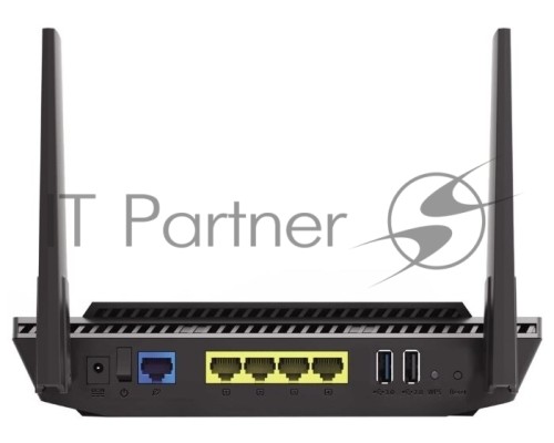 Роутер ASUS RT-AX56U 802.11b/g/n/ac/ax, до 574 + 1201 Mbps, 2,4 + 5 гГц, 2 антенны, USB ; 90IG05B0-BO3H00