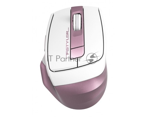 Мышь беспроводная A4Tech Fstyler FG35 розовый/белый, 2000 dpi, радиоканал, USB, кнопки - 6
