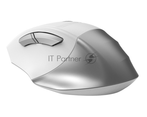Мышь беспроводная A4Tech Fstyler FG35 серебристый/белый, 2000 dpi, радиоканал, USB, кнопки - 6