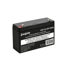 Батарея ExeGate HR 6-9 (6V 9Ah, 634W), клеммы F2