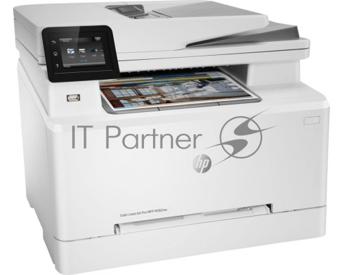 МФУ лазерный HP Color LaserJet Pro M282nw (7KW72A), A4, цветной, печ. до 21 стр/мин., скан. до 26 стр/мин. (ч/б) 22 стр/мин. (цвет), 600 x 600 dpi (печать) 1200x1200dpi (скан.), USB, RJ-45, Wi-Fi, Air Print, Mopria