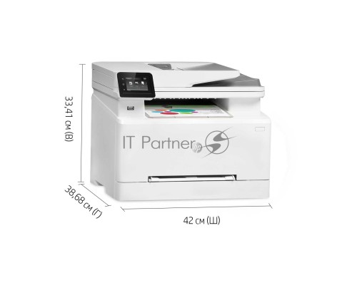 МФУ лазерный HP Color LaserJet Pro M282nw (7KW72A), A4, цветной, печ. до 21 стр/мин., скан. до 26 стр/мин. (ч/б) 22 стр/мин. (цвет), 600 x 600 dpi (печать) 1200x1200dpi (скан.), USB, RJ-45, Wi-Fi, Air Print, Mopria
