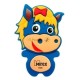 Флэш Диск 8GB Mirex Horse, USB 2.0, Синий