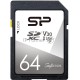 Флеш карта SD Silicon Power Superior 64GB SDXC Class 10 UHS-I U3 V30 100/80 Mb/s