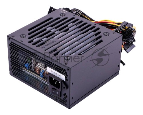 Блок питания Aerocool VX PLUS 500 RGB <500W, (20+4+4+4) pin, (6+2) pin, 3xSATA, 3xMolex, FDD, 12 см, подсветка, кабель п
