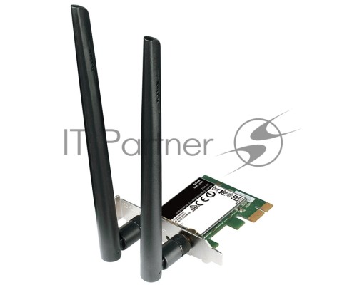 Сетевой адаптер WiFi D-Link DWA-582 PCI Express (ант.внеш.съем) 2ант. DWA-582/RU/В1A
