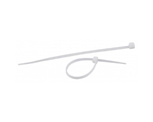 [ЭРА Хомуты] ЭРА Б0039393 Кабельная стяжка 5x300 белая 100 штук