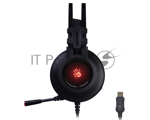 Наушники с микрофоном A4 Bloody G525 черный 2м мониторные оголовье (G525 BLACK)