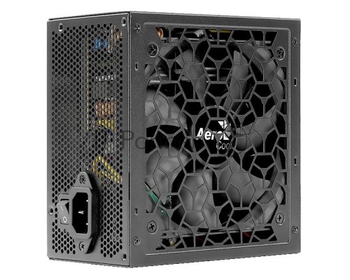 Блок питания Aerocool ATX 500W AERO WHITE 80+ (24+4+4pin) APFC 120mm fan 5xSATA RTL