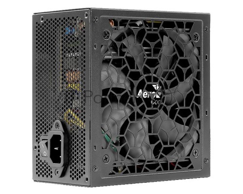Блок питания Aerocool ATX 600W AERO WHITE 80+ (24+4+4pin) APFC 120mm fan 5xSATA RTL