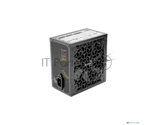 Блок питания Aerocool ATX 600W AERO WHITE 80+ (24+4+4pin) APFC 120mm fan 5xSATA RTL