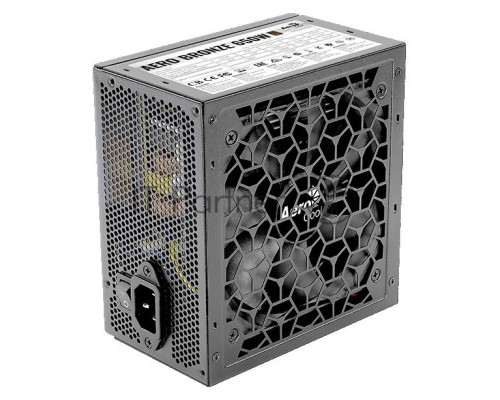 Блок питания Aerocool ATX 650W AERO BRONZE 80+ bronze (24+4+4pin) APFC 120mm fan 6xSATA RTL