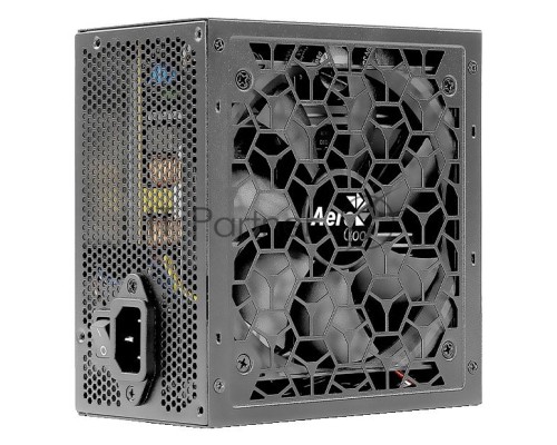 Блок питания Aerocool ATX 650W AERO BRONZE 80+ bronze (24+4+4pin) APFC 120mm fan 6xSATA RTL