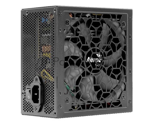 Блок питания Aerocool ATX 650W AERO WHITE 80+ (24+4+4pin) APFC 120mm fan 5xSATA RTL