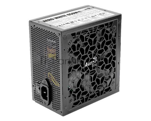 Блок питания Aerocool ATX 650W AERO WHITE 80+ (24+4+4pin) APFC 120mm fan 5xSATA RTL