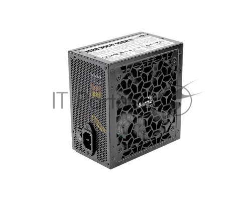 Блок питания Aerocool ATX 650W AERO WHITE 80+ (24+4+4pin) APFC 120mm fan 5xSATA RTL