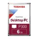 Жесткий диск Toshiba SATA-III 6Tb HDWD260UZSVA P300 (5400rpm) 128Mb 3.5