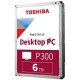 Жесткий диск Toshiba SATA-III 6Tb HDWD260UZSVA P300 (5400rpm) 128Mb 3.5